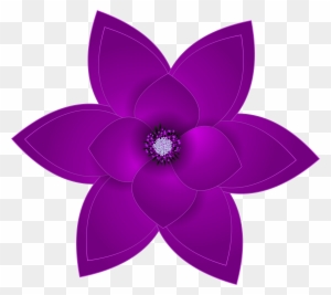 0 Draw A Purple Flower Free Transparent Png Clipart Images Download