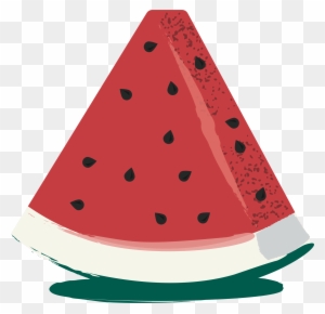 Classy Watermelon Slice Clipart 1 - Watermelon Slice