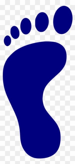 Left Foot Footprint Silhouette Transparent Png - Purple Footsteps