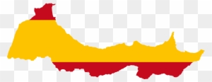 Flag Map Of Spanish Morocco - Spanish Protectorate In Morocco