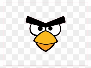 Red Angry Bird Face Template