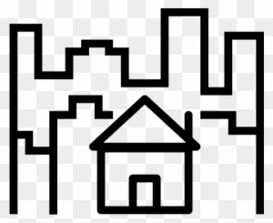City, Construction, Home, Building, House Icon - Building