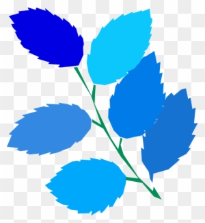 Blue Leaves Clip Art - Spring Clip Art