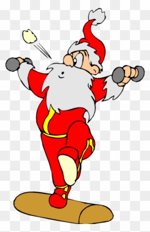 Give The Gift Of Health For Christmas Real Help For - Santa Claus Working Out