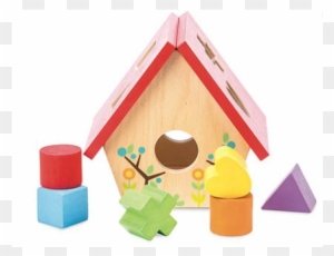 Le Toy Van Petilou Bird House Shape Sorter - Le Toy Van : Petilou : My Little Bird House Shape Sorter