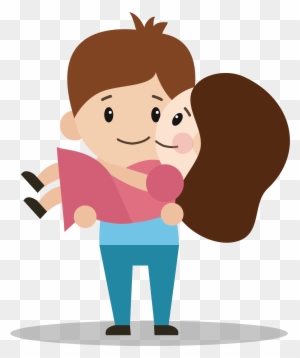 Cartoon Significant Other - 公主 抱 卡通 - Free Transparent PNG Clipart ...