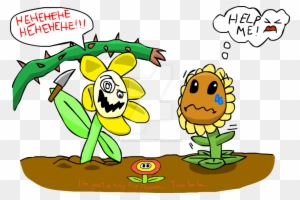 Undertale X Plants Vs Zombies - Plants Vs Zombies Sunflower