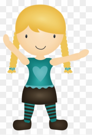 Girls Petite Fille Blonde Dessin Free Transparent Png Clipart Images Download