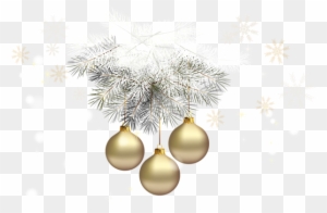 Silver Clipart Transparent - Silver And Gold Christmas Clip Art