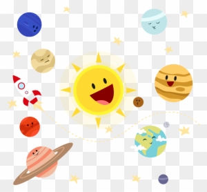 Earth Solar System Planet Illustration - Planet Illustration Png