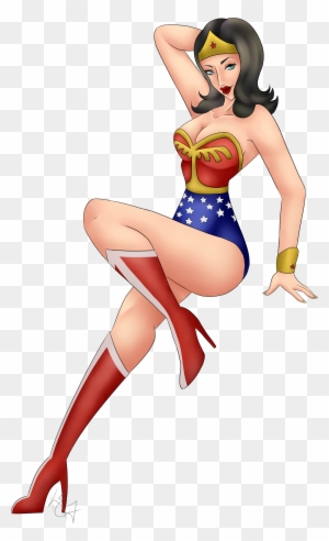 #wonder Drawings On Paigeeworld - Wonder Woman Pinup