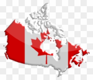 Canada Becomes A Country - Canada Flag Map