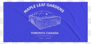 Retro Maple Leafs Gardens Beach Towel - Maple Leaf Gardens