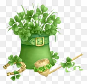 Hat-clover - Happy St Patrick's Day Gif