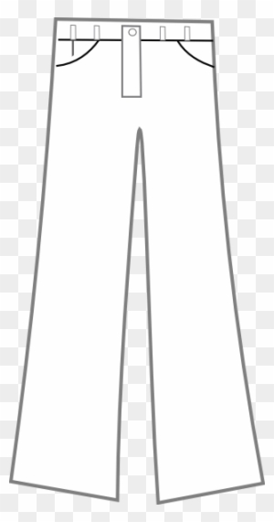 Pants Black And White Clip Art At Clker - Pants Black And White Clipart Png