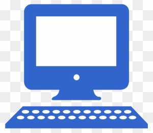 Clipart Blue Computer File Icon Svg Wikimedia Commons - Blue Computer Icon