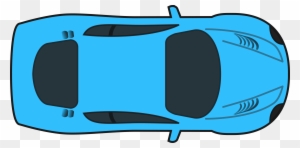 Racing Car - Cartoon Car Top View