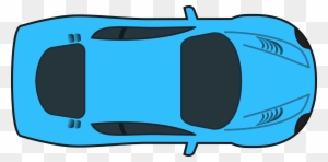 Racing Car - Cartoon Car Top View