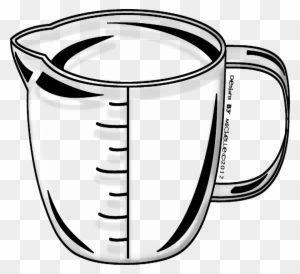 I Always Despise It When Clip Art In Jpeg Form Includes - Measuring Cup Black And White Clipart