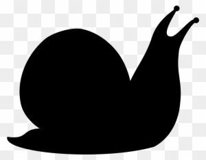 Snail Silhouette By @snifty, A Silhouette Of A Snail, - Snail Silhouette Clip Art