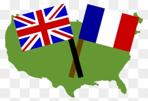 French Clipart Indian War - French And Indian War Flag