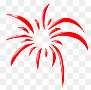 Complex Red Firework Clip Art At Clkercom Vector Online - Moving Animation Fire Crackers