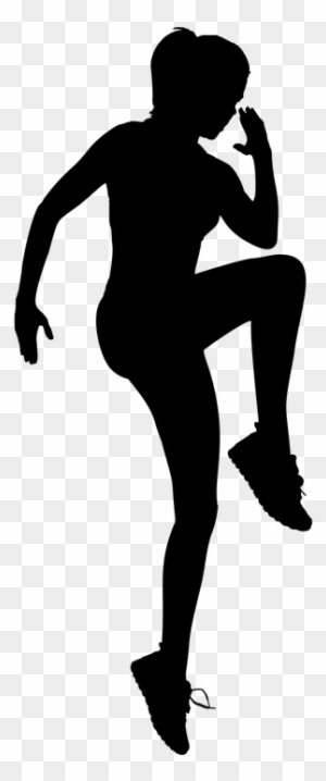 Exercising Female Fitness Girl Health Human - Woman Exercising Silhouette