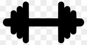 Gym Dumbbell Weight Strong Comments - Gym Icon Png