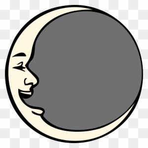Big Image - Man In The Moon Clipart