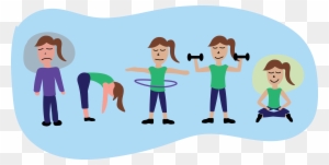 Physical Exercise Exercise Equipment Computer Icons - Exercise Cartoon Png