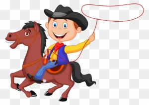 Album - Cowboy On Horse Cartoon