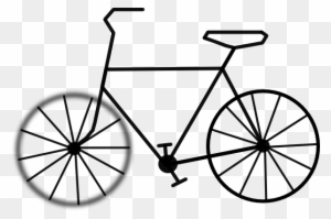 Simple Bike Clip Art - Draw A Simple Bicycle