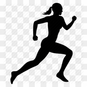 Exercise, Female, Fitness, Run, Runner, Running, Woman - Female Runner Silhouette