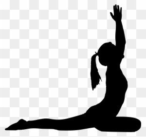 Big Image - Yoga Pose Silhouette Png