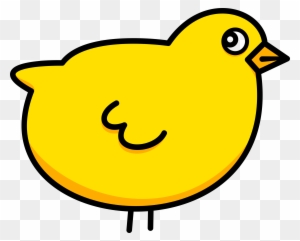 Clip Art Tags - Cartoon Baby Chicken