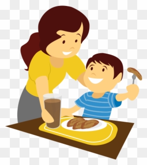 In Order To Stay Active, Children Should Be Fueled - Children Food Clipart Png