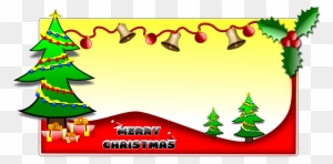 Big Image - Merry Christmas Card Clipart