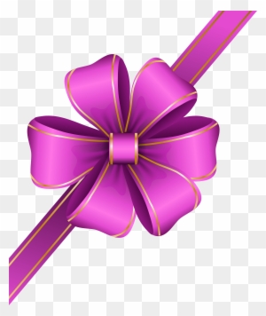 decorative pink bow corner