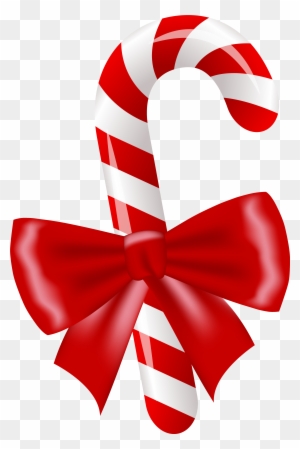 Candy Cane Clipart Christmas Present - Christmas Candy Cane Png