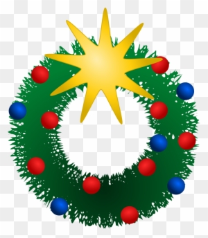 Christmas Hat Free Festive Wreath - Holiday Clipart Christmas