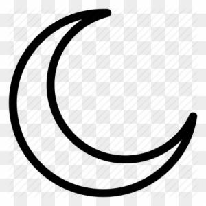 Half Moon Clipart Black And White - Half Moon Clipart Black And White