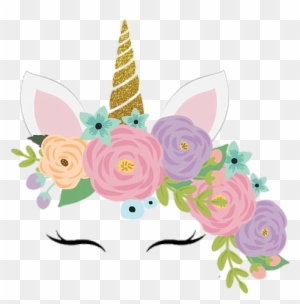 Unicorn Unicornio Cute Colorful Flowers Face Pastel - You Are Invited Unicorn Party