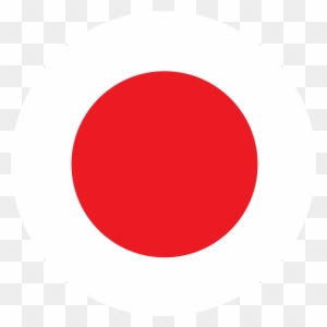 Flag Japanese Circle - Round Button