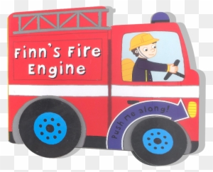 Picture Of Wheeled Vehicle Book-finn's Fire Engine - Vehicle