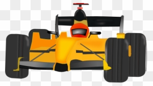 Race Car Clip Art At Clker - Yellow Race Car Clip Art