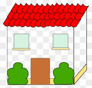House Home Building Architecture Png Image - House With Red Roof Clipart