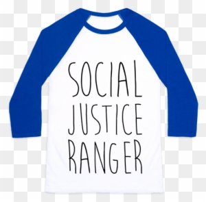 Social Justice Ranger Baseball Tee - Ravenclaw Ugly Christmas Sweater