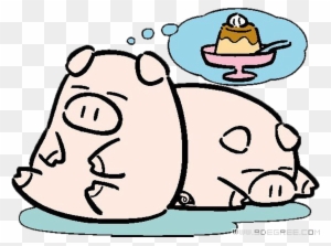 Cartoon Pig - Sleeping Pig - 猪 卡通 - Free Transparent PNG Clipart Images ...