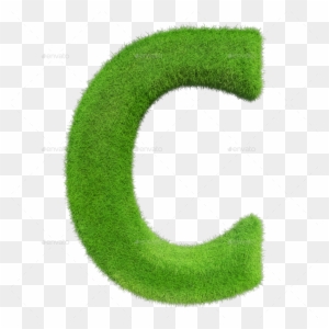 Grass Alphabet - Green Grass Lettering Alphabet Png