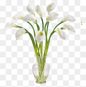 Calla Png Image - Calla Lilly Liquid Illusion Silk Flower Arrangement